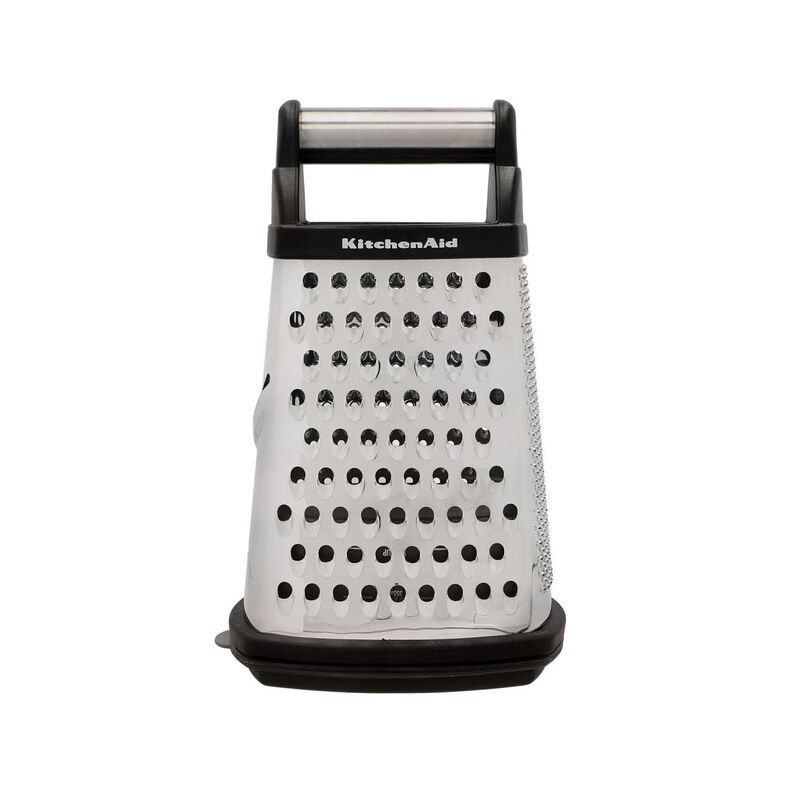 KitchenAid Universal Box Grater With Measuring Cups Stainless Steel image number 0